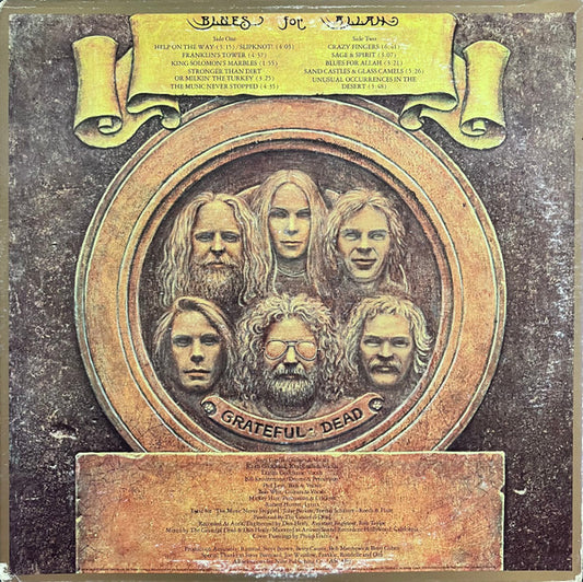 The Grateful Dead : Blues For Allah (LP, Album, Pit)