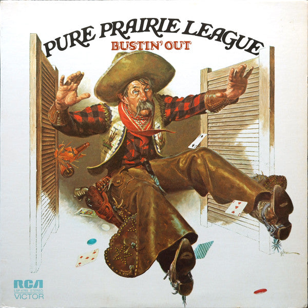 Pure Prairie League : Bustin' Out (LP, Album, Hol)