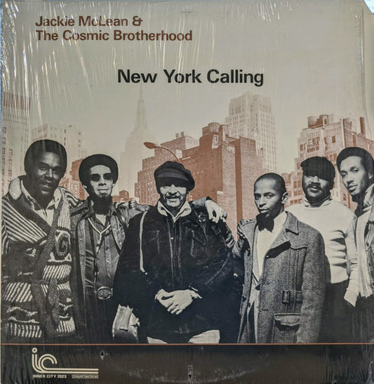 Jackie McLean & The Cosmic Brotherhood : New York Calling (LP, Album, RE)