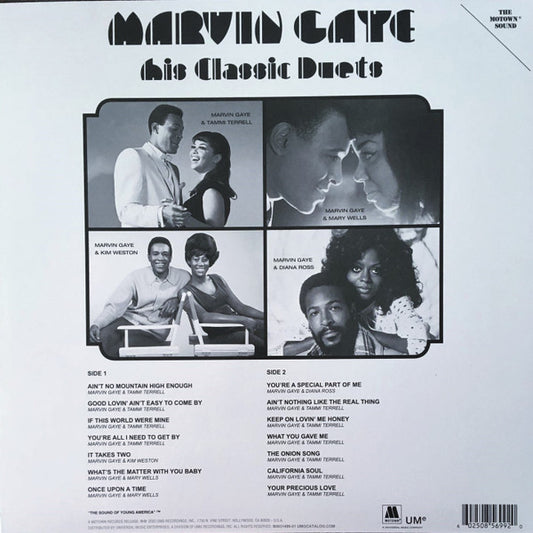 Marvin Gaye : His Classic Duets (LP, Album, Comp, RE)