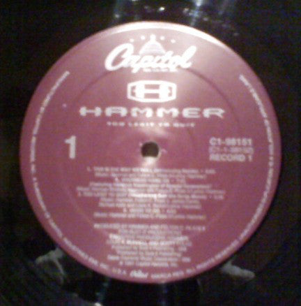 MC Hammer : Too Legit To Quit (2xLP, Album)