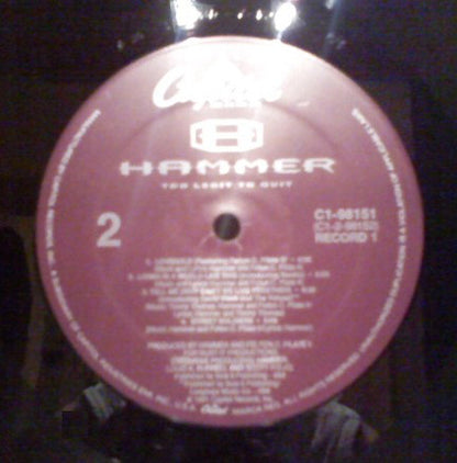 MC Hammer : Too Legit To Quit (2xLP, Album)