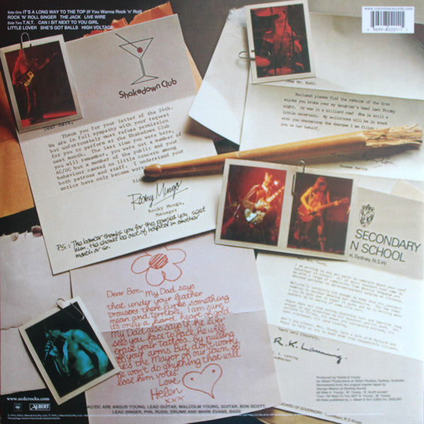 AC/DC : High Voltage (LP, Album, RE, RM, 180)