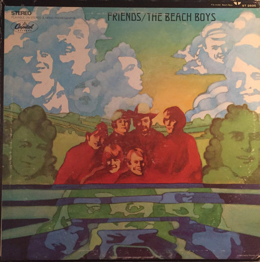 The Beach Boys : Friends (LP, Album, Scr)