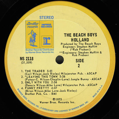 The Beach Boys : Holland (LP, Album, Pit + 7", EP)