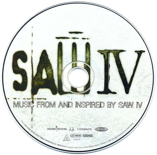 Various : Saw IV (Music From And Inspired By Saw IV) (CD, Comp)