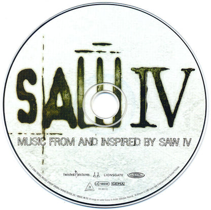 Various : Saw IV (Music From And Inspired By Saw IV) (CD, Comp)