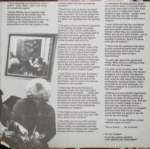 Various : Dennis Hopper In "The American Dreamer" (LP, Album)