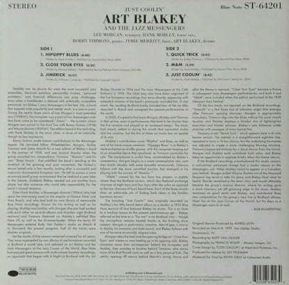 Art Blakey & The Jazz Messengers : Just Coolin' (LP, Album)