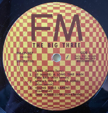 The Big 3 : The Big 3 (LP, Album, Mono, Mon)