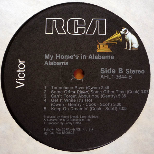 Alabama : My Home's In Alabama (LP, Album, Ind)
