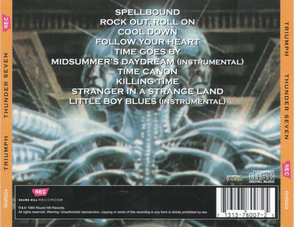 Triumph (2) : Thunder Seven (CD, Album, RE, RM)