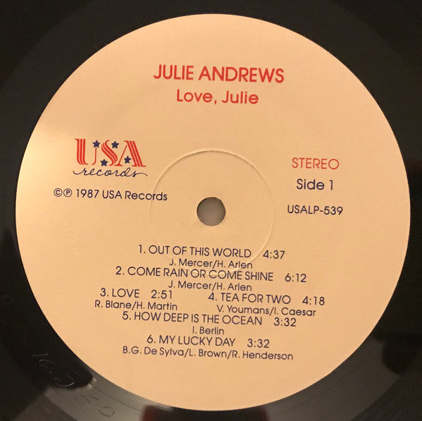Julie Andrews : Love Julie (LP, Album)