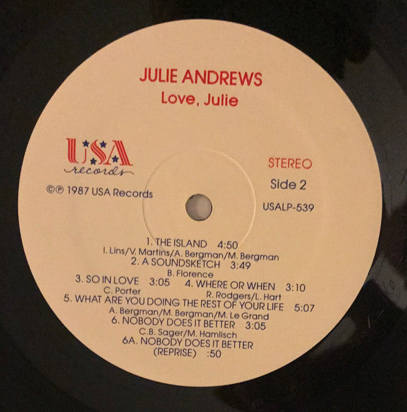 Julie Andrews : Love Julie (LP, Album)