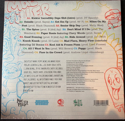 Mac Miller : K.I.D.S. (Kickin Incredibly Dope Shit) (LP + LP, S/Sided + Mixtape, RE)