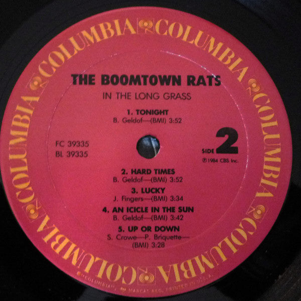 The Boomtown Rats : In The Long Grass (LP, Album, Pit)