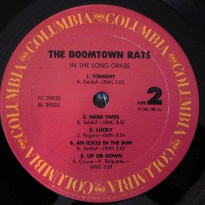 The Boomtown Rats : In The Long Grass (LP, Album, Pit)