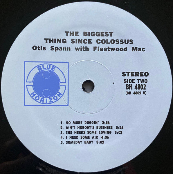 Otis Spann with Fleetwood Mac : The Biggest Thing Since Colossus (LP, Album)