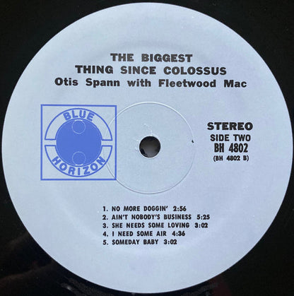 Otis Spann with Fleetwood Mac : The Biggest Thing Since Colossus (LP, Album)
