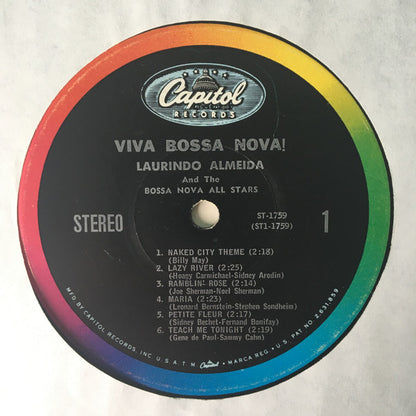 Laurindo Almeida & The Bossa Nova All Stars : Viva Bossa Nova! (LP, Album, Los)