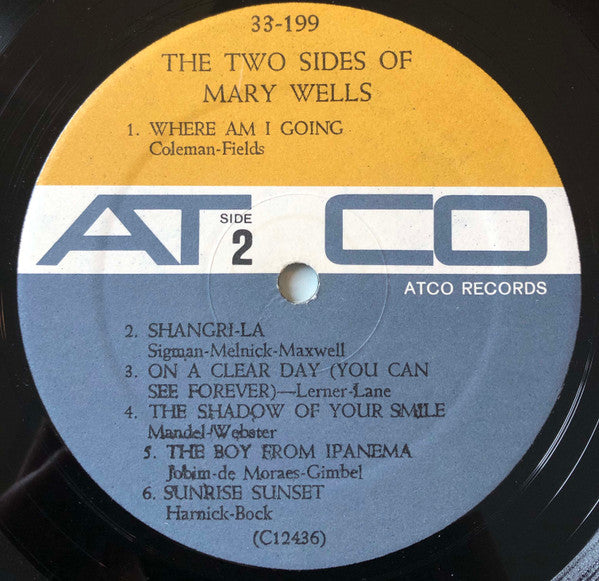 Mary Wells : The Two Sides Of Mary Wells (LP, Mono)