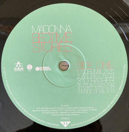 Madonna : Bedtime Stories (LP, Album, RE, 180)