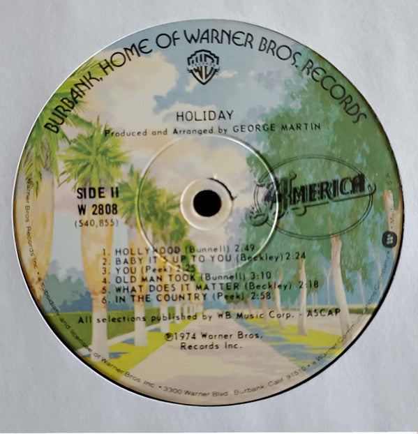 America (2) : Holiday (LP, Album, RE, Win)
