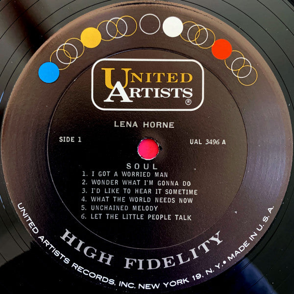 Lena Horne : Soul (LP, Album, Mono, Pit)