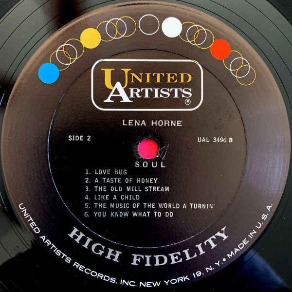 Lena Horne : Soul (LP, Album, Mono, Pit)