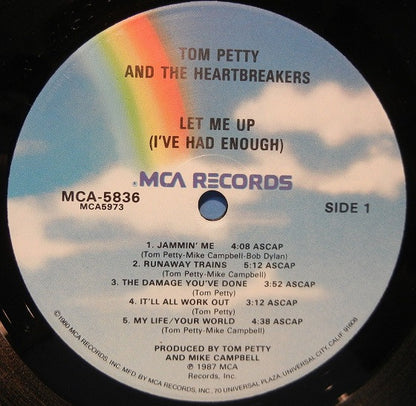 Tom Petty & The Heartbreakers* : Let Me Up (I've Had Enough) (LP, Album, Glo)