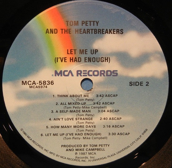 Tom Petty & The Heartbreakers* : Let Me Up (I've Had Enough) (LP, Album, Glo)