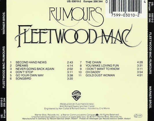 Fleetwood Mac : Rumours (CD, Album, RE)