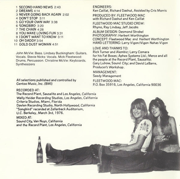 Fleetwood Mac : Rumours (CD, Album, RE)