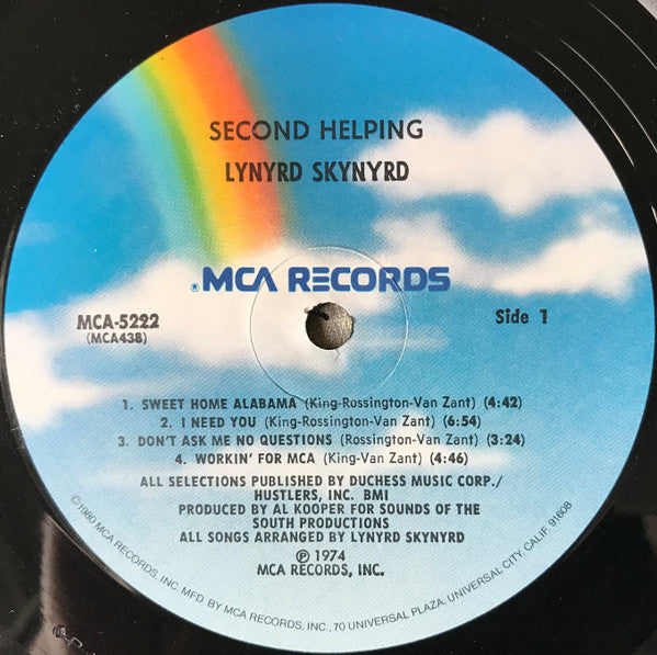 Lynyrd Skynyrd : Second Helping (LP, Album, Pin)