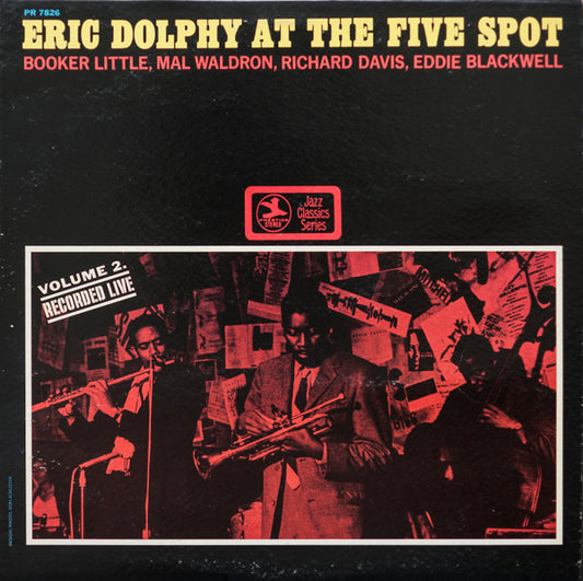 Eric Dolphy : At The Five Spot Volume 2 (LP, Album, RP, Ind)