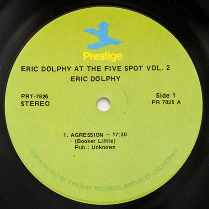 Eric Dolphy : At The Five Spot Volume 2 (LP, Album, RP, Ind)