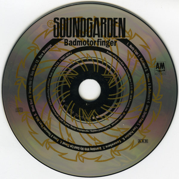 Soundgarden : Badmotorfinger (CD, Album, RE)