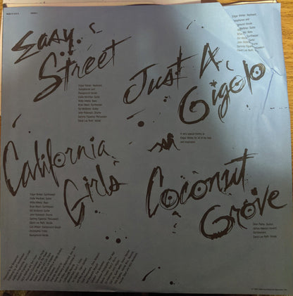 David Lee Roth : Crazy From The Heat (12", EP, Club)