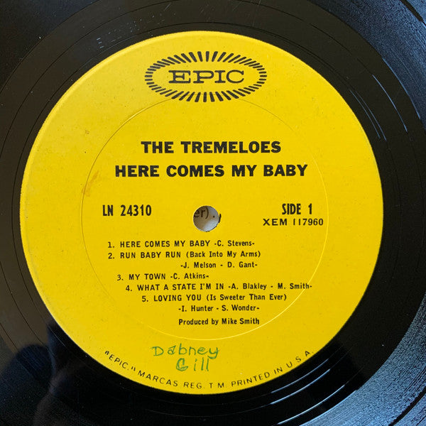 The Tremeloes : Here Comes My Baby (LP, Album, Mono, Pit)