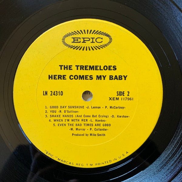 The Tremeloes : Here Comes My Baby (LP, Album, Mono, Pit)