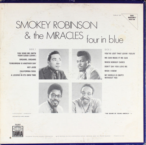 Smokey Robinson And The Miracles* : Four In Blue (LP, Album, Ind)