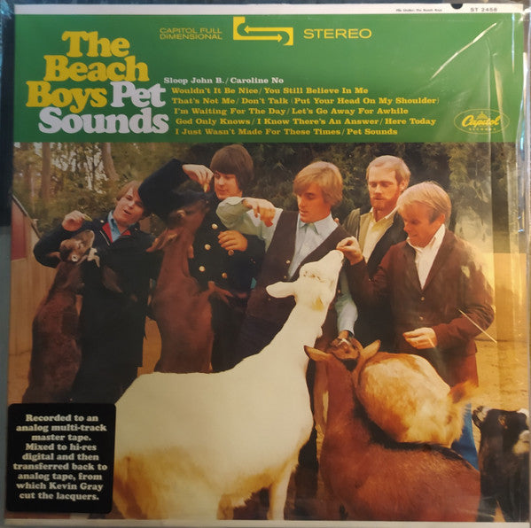 The Beach Boys : Pet Sounds (2x12", Album, RE, RM, RP, 180)