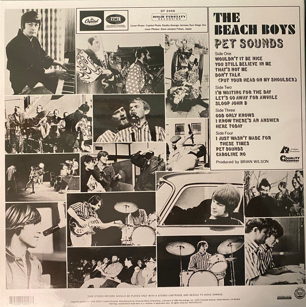 The Beach Boys : Pet Sounds (2x12", Album, RE, RM, RP, 180)