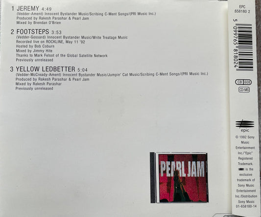 Pearl Jam : Jeremy (CD, Maxi)