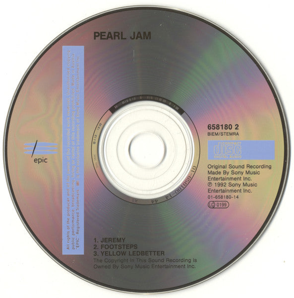 Pearl Jam : Jeremy (CD, Maxi)