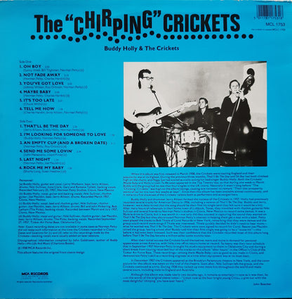 Buddy Holly And The Crickets (2) : The "Chirping" Crickets (LP, Album, RE)