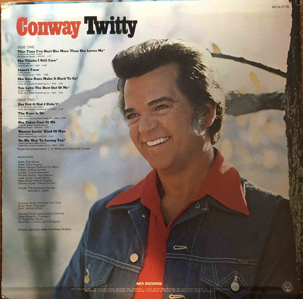Conway Twitty : Twitty (LP, Album, Glo)