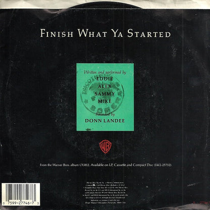 Van Halen : Finish What Ya Started  (7", Single, SP )