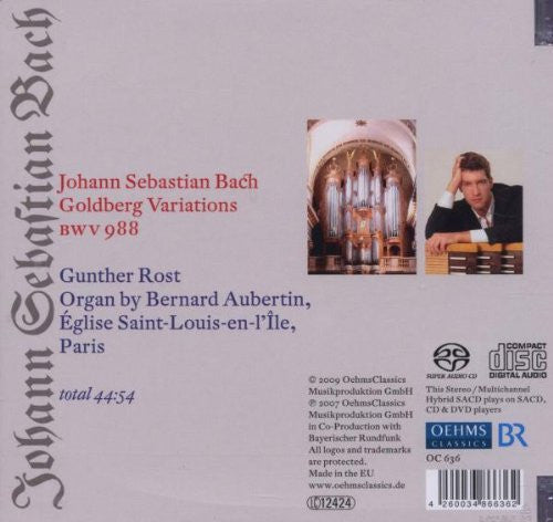 Johann Sebastian Bach, Gunther Rost : Goldberg-Variationen (SACD, Hybrid, Multichannel, Album)