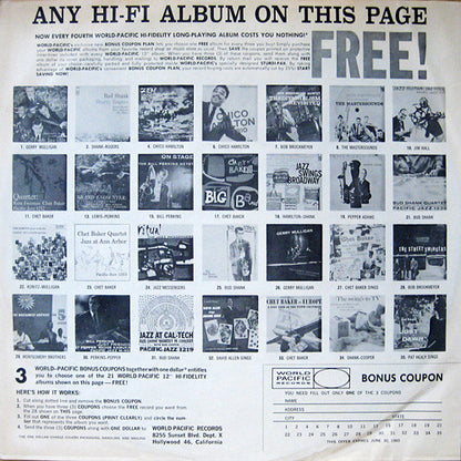 Chico Hamilton Quintet* : South Pacific In Hi-Fi (LP, Album, Mono, RE)